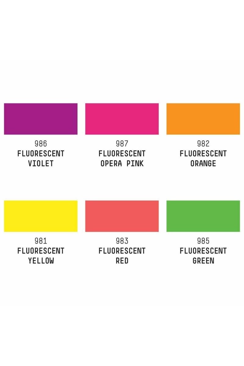 Liquitex Professional Acrylic Gouache Paint, 6 x 59ml (2-oz), Fluorescents Set - Image 3